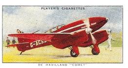 1990 Imperial Tobacco Ltd. 1935 Player's Aeroplanes (Civil) (Reprint) #9 De Havilland “Comet” (Great Britain) Front