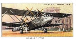 1990 Imperial Tobacco Ltd. 1935 Player's Aeroplanes (Civil) (Reprint) #14 Handley Page (Great Britain) Front