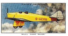 1990 Imperial Tobacco Ltd. 1935 Player's Aeroplanes (Civil) (Reprint) #16 Miles “Hawk Major” (Great Britain) Front