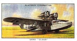 1990 Imperial Tobacco Ltd. 1935 Player's Aeroplanes (Civil) (Reprint) #19 Saro “Cloud” (Great Britain) Front