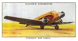 1990 Imperial Tobacco Ltd. 1935 Player's Aeroplanes (Civil) (Reprint) #28 Wibault Air Liner (France) Front