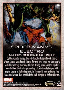 2009 Rittenhouse Spider-Man Archives - Foil #53 Spider-Man vs. Electro Back