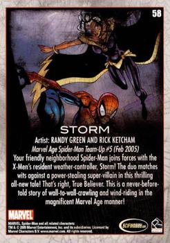 2009 Rittenhouse Spider-Man Archives - Foil #58 Storm Back