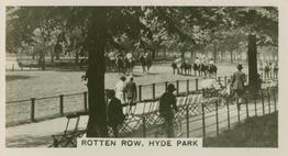 1932 Wills's Homeland Events (Set of 54) #12 Rotten Row, Hyde Park Front