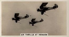 1932 Wills's Homeland Events (Set of 54) #20 Air Thrills at Hendon Front