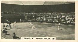 1932 Wills's Homeland Events (Set of 54) #26 Tennis at Wimbledon 2 Front