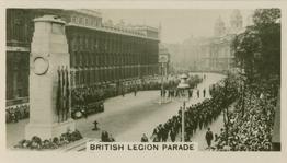 1932 Wills's Homeland Events (Set of 54) #47 British Legion Memorial Parade Front