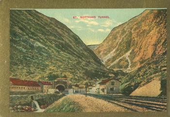 1911 American Tobacco Company Sights & Scenes of the World (T99) #NNO St. Gotthard Tunnel Front