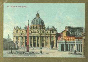 1911 American Tobacco Company Sights & Scenes of the World (T99) #NNO St. Peter's Cathedral, Rome Front