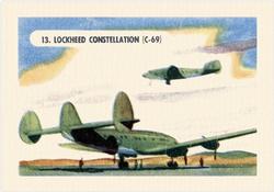1945 Kellogg's All Wheat Aeroplanes (FC9-1) #13 Lockheed Constellation (C-69) Front