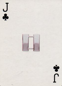 1986 The Military Playing Card Co. U.S. Rank Insignia Playing Cards #J♣ Captain Front