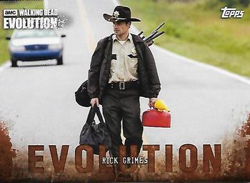 2017 Topps The Walking Dead: Evolution - Brown #1 Rick Grimes Front