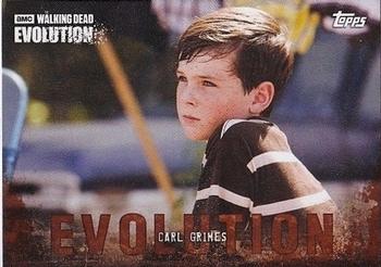 2017 Topps The Walking Dead: Evolution - Brown #8 Carl Grimes Front