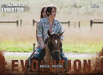 2017 Topps The Walking Dead: Evolution - Brown #34 Maggie Greene Front