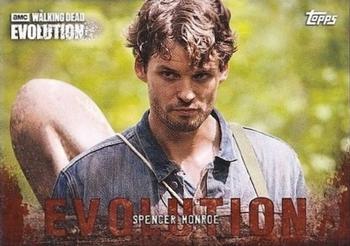 2017 Topps The Walking Dead: Evolution - Brown #87 Spencer Monroe Front