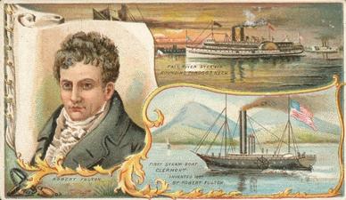 1891 Finzer Inventors and Inventions (N554) #NNO Robert Fulton Front