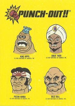 1989 O-Pee-Chee Nintendo #15 King Hippo / Great Tiger / Piston Honda / Bald Bull Front