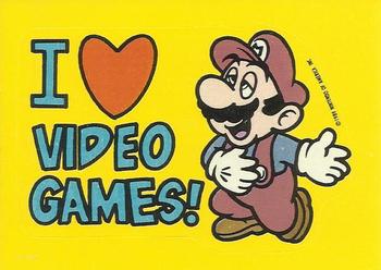 1989 O-Pee-Chee Nintendo #16 I ♥ Video Games! Front