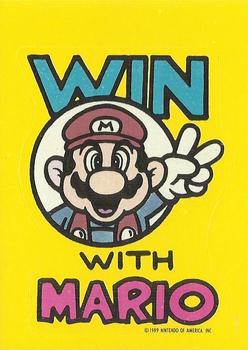 1989 O-Pee-Chee Nintendo #18 Win with Mario Front