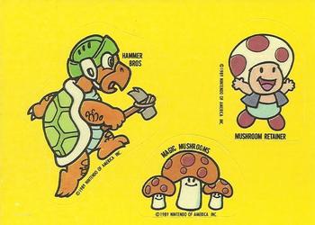 1989 O-Pee-Chee Nintendo #31 Hammer Bros / Mushroom Retainer / Magic Mushrooms Front