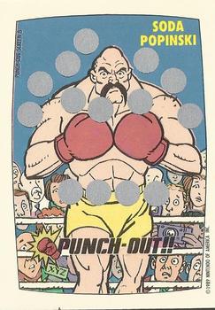 1989 O-Pee-Chee Nintendo - Punch-Out!! Scratch-Offs #8 Punch-Out Screen 8 (Soda Popinski) Front
