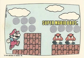 1989 O-Pee-Chee Nintendo - Super Mario Bros. Scratch-Offs #1 Mario I Screen 1 Front