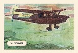 1946 Kellogg's All Wheat Miscellany (FC9-2) #Aeroplanes 14 Stinson Voyager 150 Front
