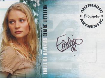 2006 Inkworks Lost Season 2 - Autographs #A-13 Emilie De Ravin Front