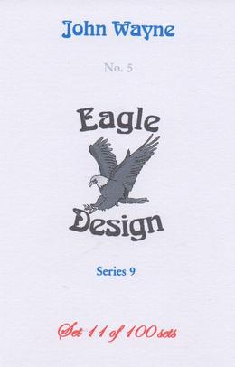 2005 Eagle Design John Wayne Series 9 #5 John Wayne Back