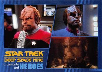 2018 Rittenhouse Star Trek Deep Space Nine Heroes & Villains #5 Lt. Commander Worf Front