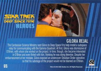 2018 Rittenhouse Star Trek Deep Space Nine Heroes & Villains #65 Gilora Rejal Back