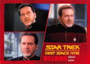 2018 Rittenhouse Star Trek Deep Space Nine Heroes & Villains #72 Admiral Leyton Front