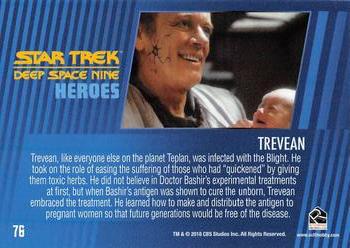2018 Rittenhouse Star Trek Deep Space Nine Heroes & Villains #76 Trevean Back