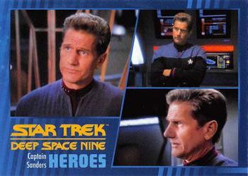 2018 Rittenhouse Star Trek Deep Space Nine Heroes & Villains #81 Captain Sanders Front