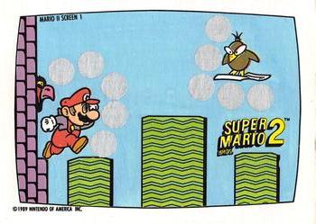 1989 O-Pee-Chee Nintendo - Super Mario Bros. 2 Scratch-Offs (Series One) #1 Mario II Screen 1 Front