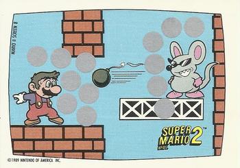 1989 O-Pee-Chee Nintendo - Super Mario Bros. 2 Scratch-Offs (Series One) #8 Mario II Screen 8 Front