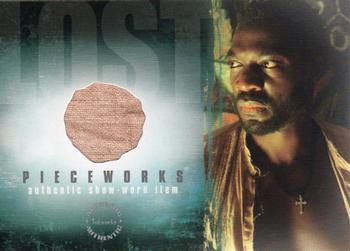 2006 Inkworks Lost Season 2 - Pieceworks #PW-8 Adewale Akinnuoye-Agbaje Front