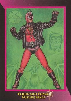 1994 Dart Flipcards Colorado Comic Future Stars Series 1 #9 Soul-Crusher Front