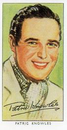 1989 Card Collectors Society 1938 Film Stars Third Series (reprint) #20 Patric Knowles Front