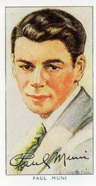 1989 Card Collectors Society 1938 Film Stars Third Series (reprint) #32 Paul Muni Front