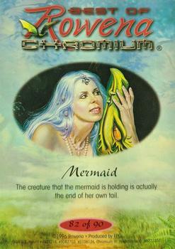 1996 FPG Best of Rowena #82 Mermaid Back