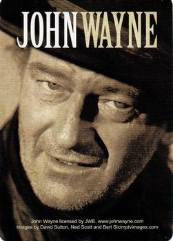 2016 Aquarius John Wayne Playing Cards #K♠ John Wayne Back