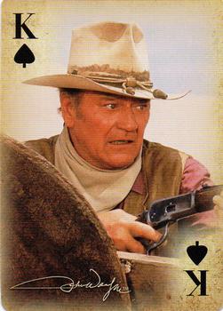 2016 Aquarius John Wayne Playing Cards #K♠ John Wayne Front