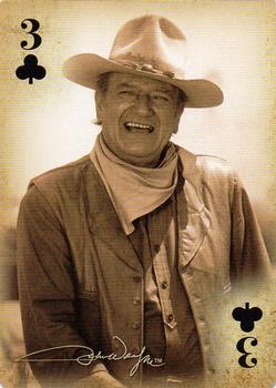 2016 Aquarius John Wayne Playing Cards #3♣ John Wayne Front