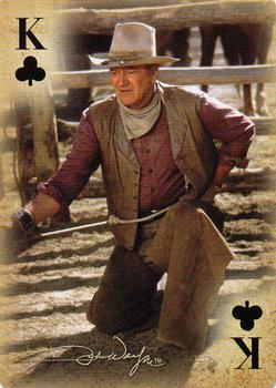 2016 Aquarius John Wayne Playing Cards #K♣ John Wayne Front