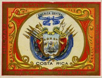 1910 Helmar Seals of US & Coat of Arms (T107) #NNO Costa Rica Front