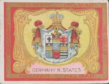 1910 Helmar Seals of US & Coat of Arms (T107) #NNO German Northern States Front