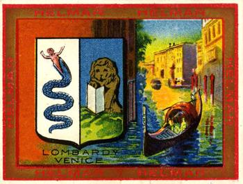 1910 Helmar Seals of US & Coat of Arms (T107) #NNO Lombardy, Venice Front