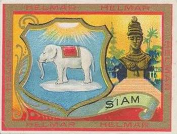 1910 Helmar Seals of US & Coat of Arms (T107) #NNO Siam Front