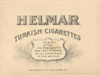 1910 Helmar Seals of US & Coat of Arms (T107) #NNO Turkey Back